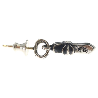 Chrome Hearts Bby Pprchn Baby Fat Cross Drop Earrings Silver — view 4