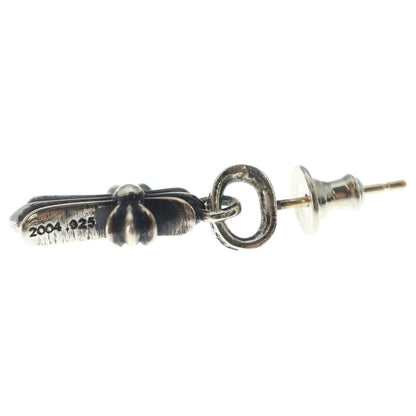 Chrome Hearts Bby Pprchn Baby Fat Cross Drop Earrings Silver — view 3