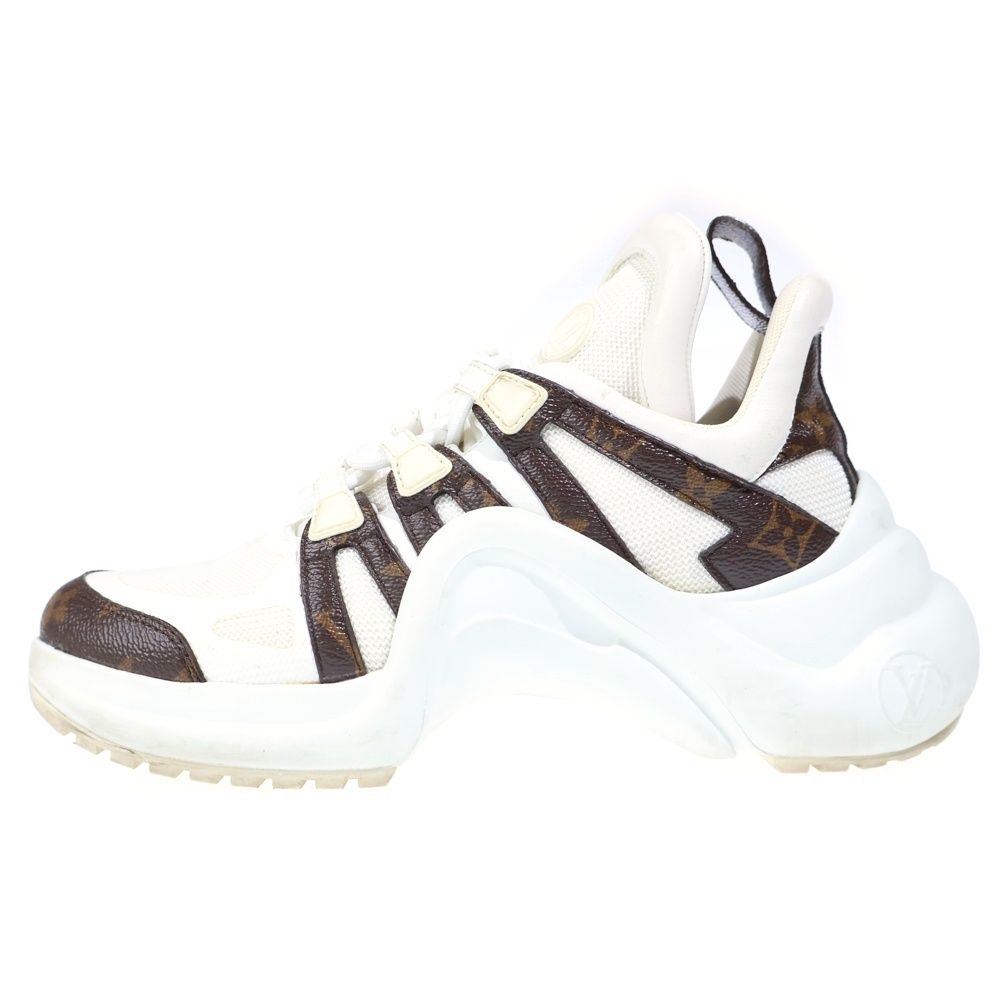 Louis Vuitton LV Aklite Line Monogram Lace Up High Cut Shoes Sneakers White