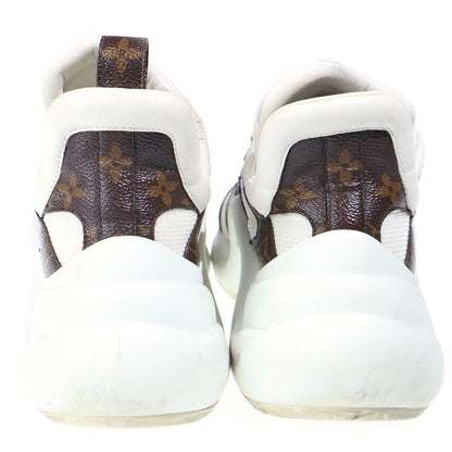 Louis Vuitton LV Aklite Line Monogram Lace Up High Cut Shoes Sneakers White — view 3