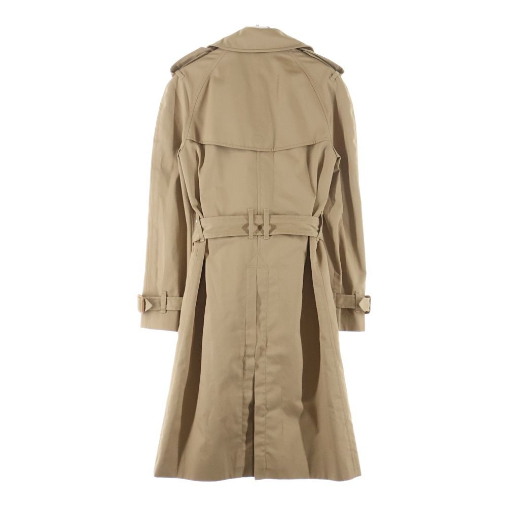 Saint Laurent Paris Hedi Slimane Era Lining Check Trench Coat with Belt Beige — view 2