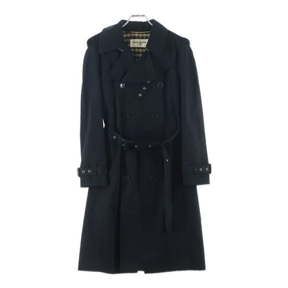 Saint Laurent Paris Permanent Collection Eddie Era Lining Check Trench Coat
