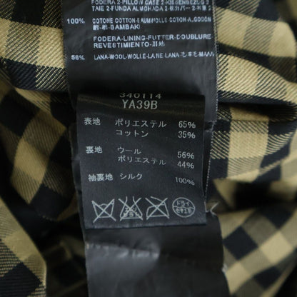 Saint Laurent Paris Permanent Collection Eddie Era Lining Check Trench Coat — view 7