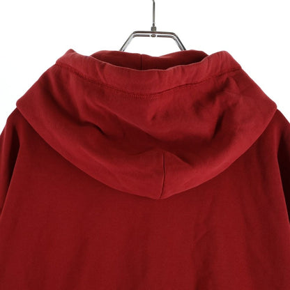 Dolce & Gabbana Logo Plate Zip Up Sweatshirt Hoodie Red — view 4