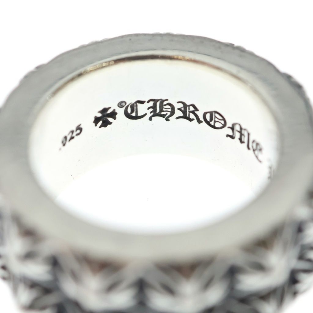 Chrome Hearts Pete Punk Double Ring Silver