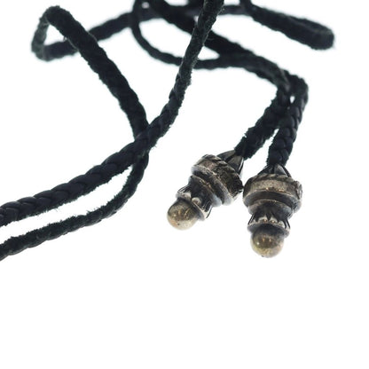 Chrome Hearts CH Crs Sml Small CH Cross BC Boro Chip Braid Necklace Silver — view 4