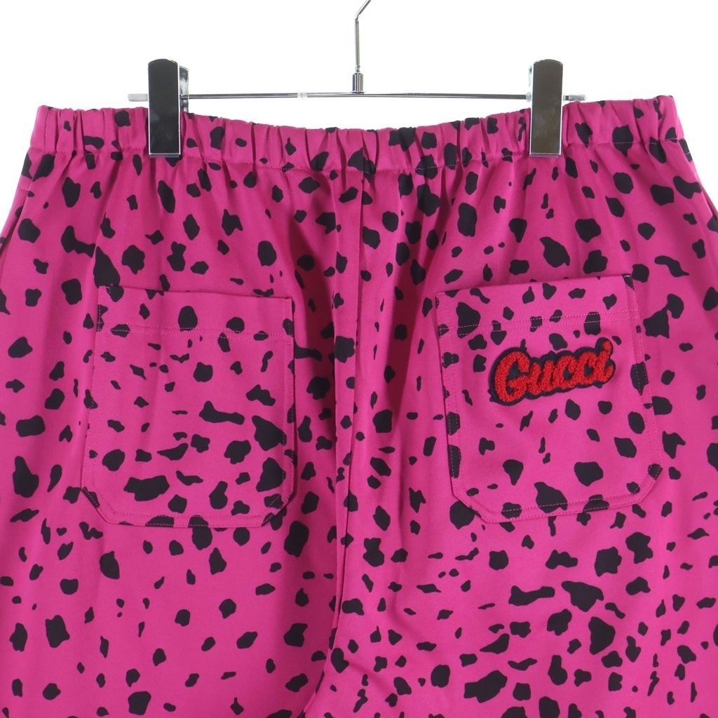 Gucci Logo Leopard All Over Sweatshirt Pants Pink — view 4