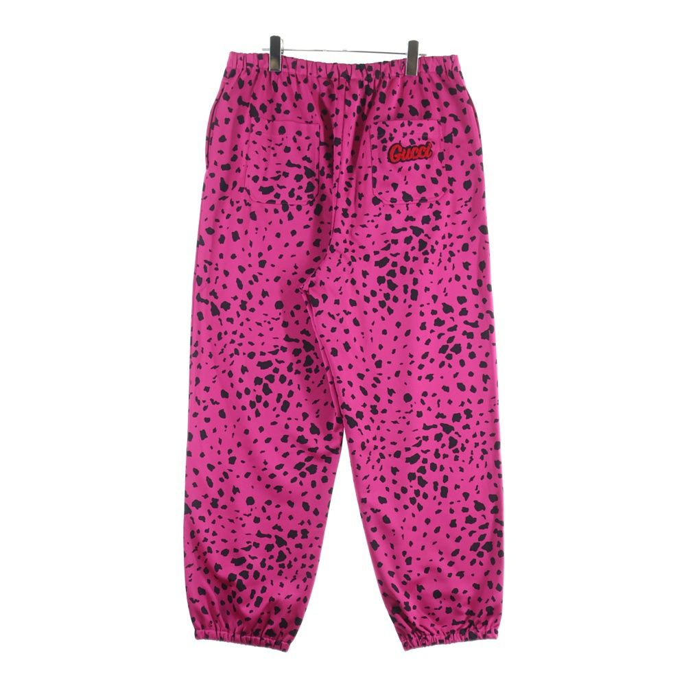 Gucci Logo Leopard All Over Sweatshirt Pants Pink — view 2