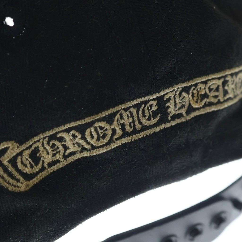 Chrome Hearts Vintage Vine Dagger Cap Cross Ball Cap Hat Black Silver — view 6