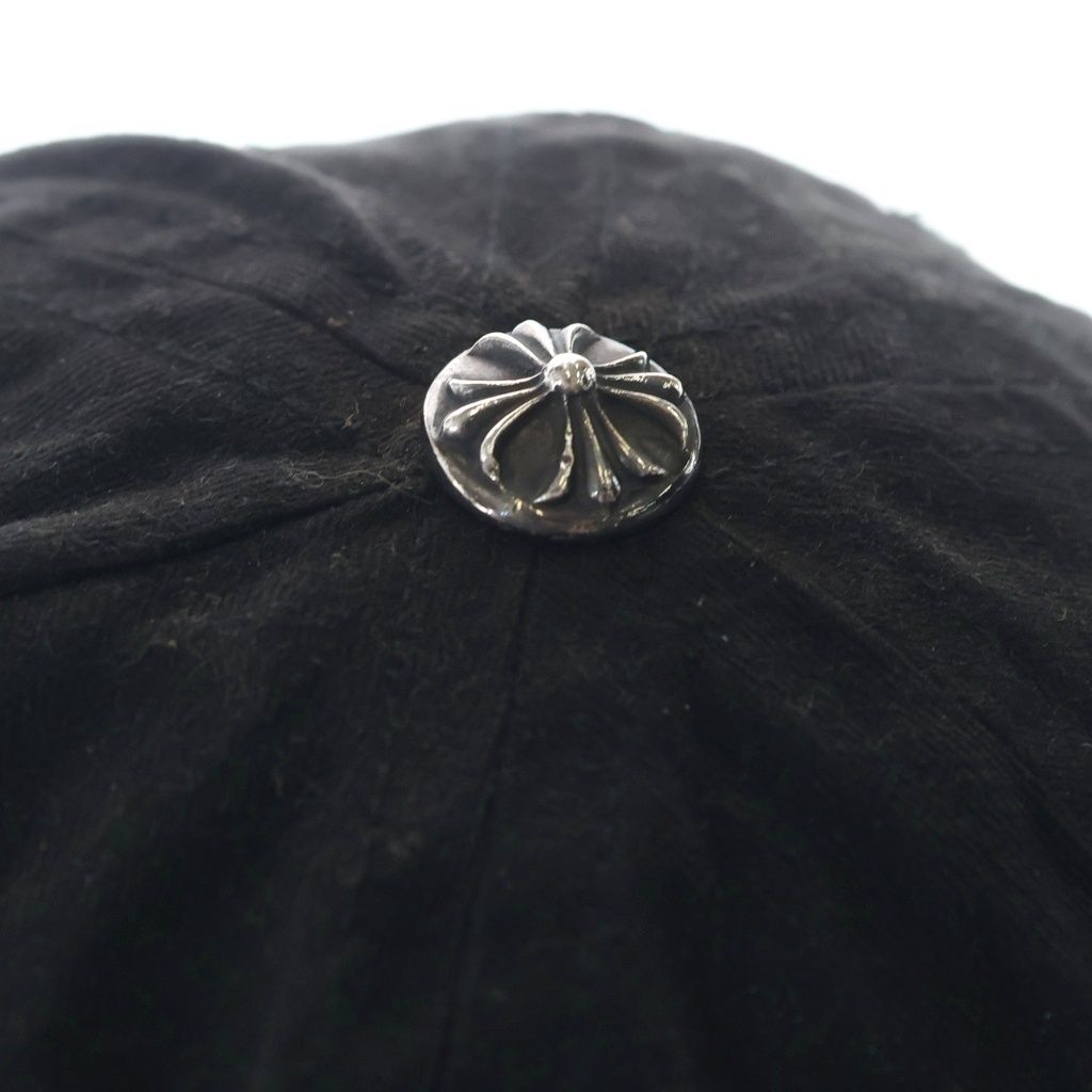 Chrome Hearts Vintage Vine Dagger Cap Cross Ball Cap Hat Black Silver — view 5
