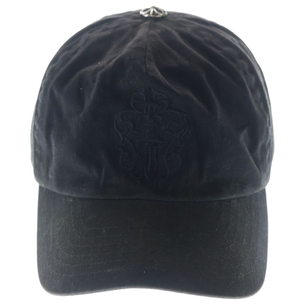 Chrome Hearts Vintage Vine Dagger Cap Cross Ball Cap Hat Black Silver — view 4