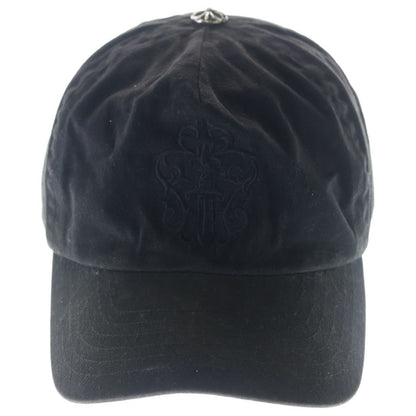Chrome Hearts Vintage Vine Dagger Cap Cross Ball Cap Hat Black Silver — view 4