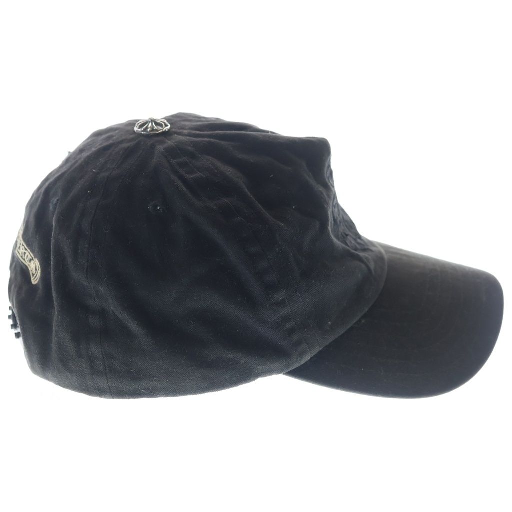 Chrome Hearts Vintage Vine Dagger Cap Cross Ball Cap Hat Black Silver — view 3