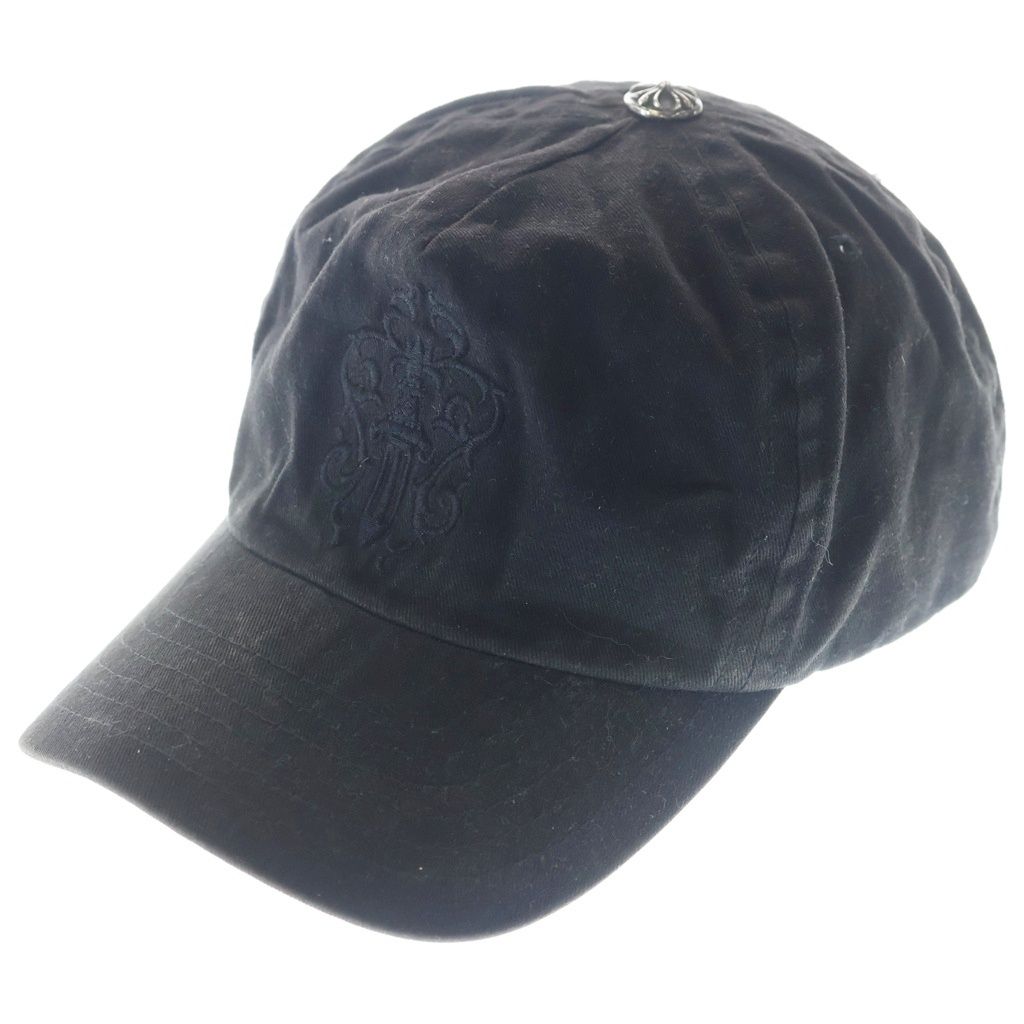 Chrome Hearts Vintage Vine Dagger Cap Cross Ball Cap Hat Black Silver