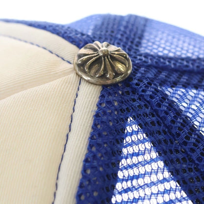 Chrome Hearts Trucker Cap CH Embroidery Mesh Trap Khaki Cap Hat Blue Red White — view 6