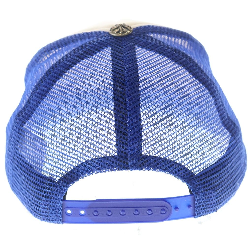Chrome Hearts Trucker Cap CH Embroidery Mesh Trap Khaki Cap Hat Blue Red White — view 2