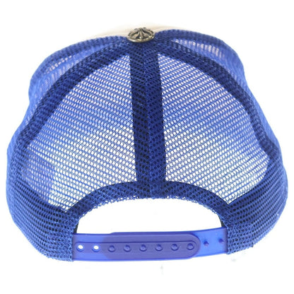 Chrome Hearts Trucker Cap CH Embroidery Mesh Trap Khaki Cap Hat Blue Red White — view 2
