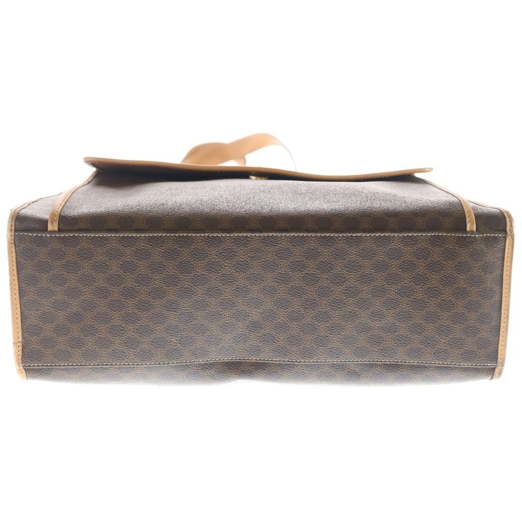 Celine Macadam Tote Brown Leather — view 4