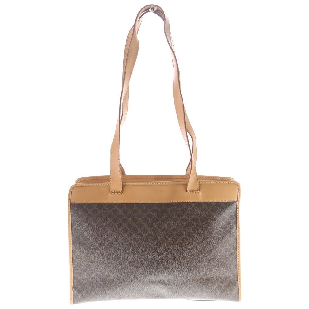 Celine Macadam Tote Brown Leather — view 2
