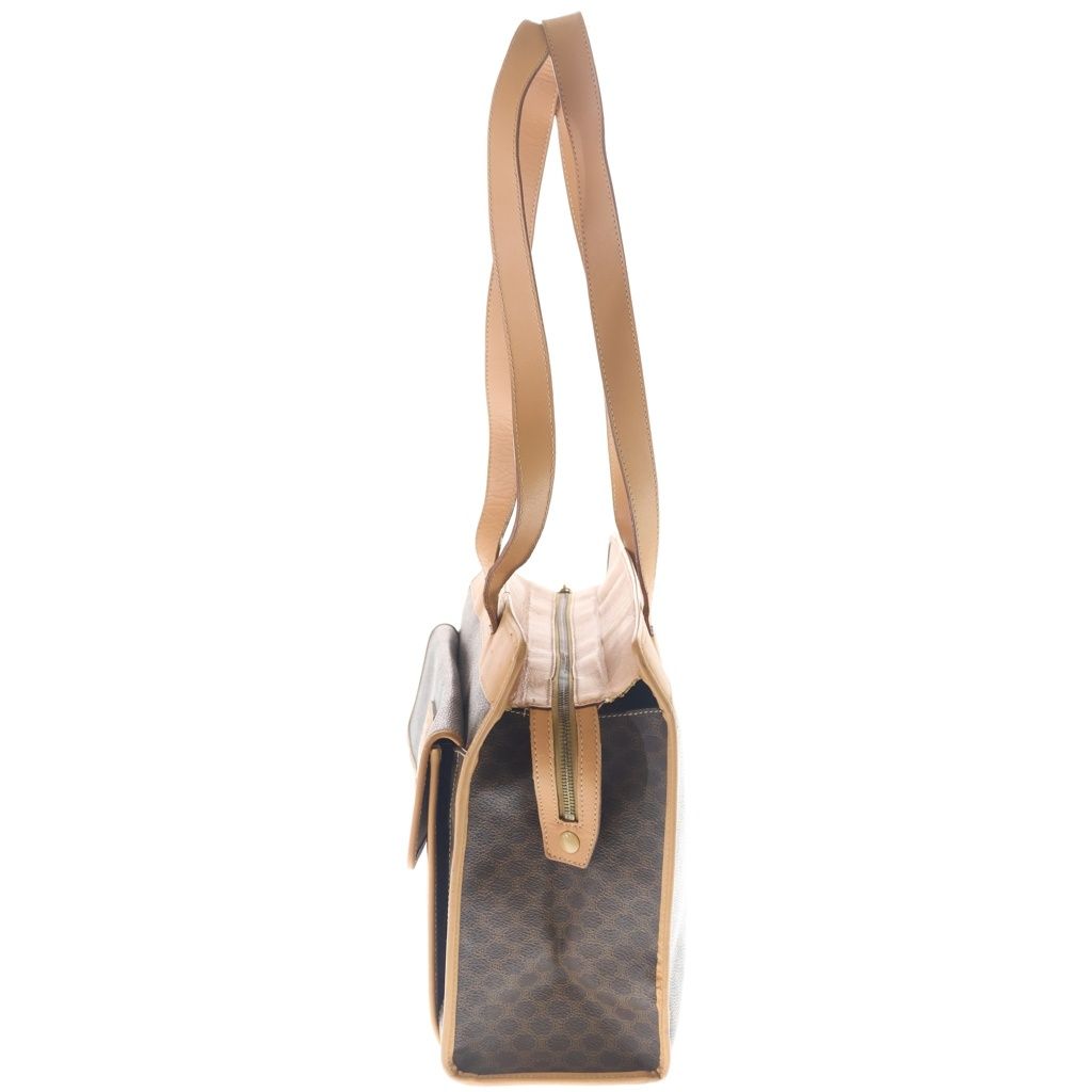 Celine Macadam Tote Brown Leather — view 3
