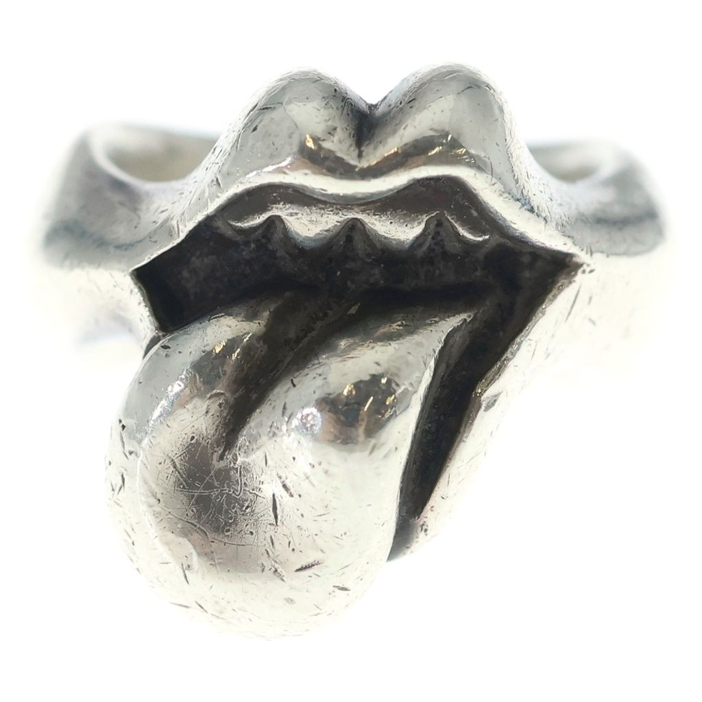Chrome Hearts Lip Tongue Md Lip and Tan Silver Ring — view 4