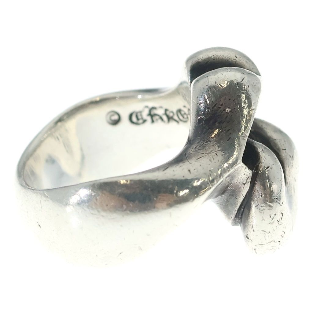 Chrome Hearts Lip Tongue Md Lip and Tan Silver Ring — view 3