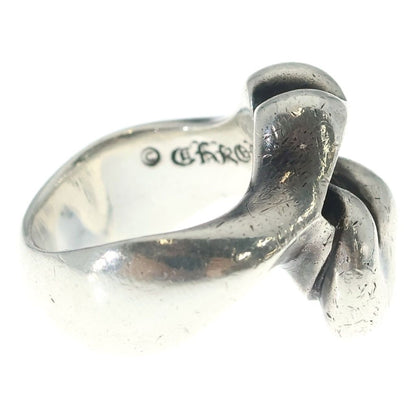 Chrome Hearts Lip Tongue Md Lip and Tan Silver Ring — view 3