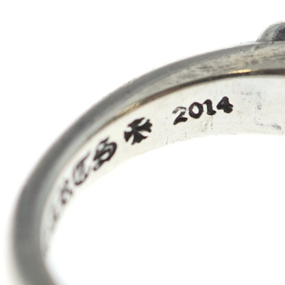 Chrome Hearts Baby Classic Floral Black Sling Silver Ring — view 6
