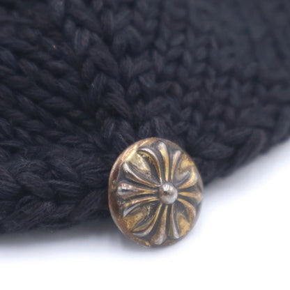 Chrome Hearts Beanie Cash Cross Patch Cashmi Abbey Knit Hat Black with — view 6