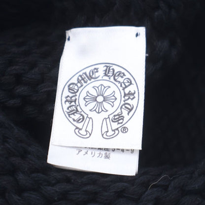 Chrome Hearts Beanie Cash Cross Patch Cashmi Abbey Knit Hat Black with — view 7