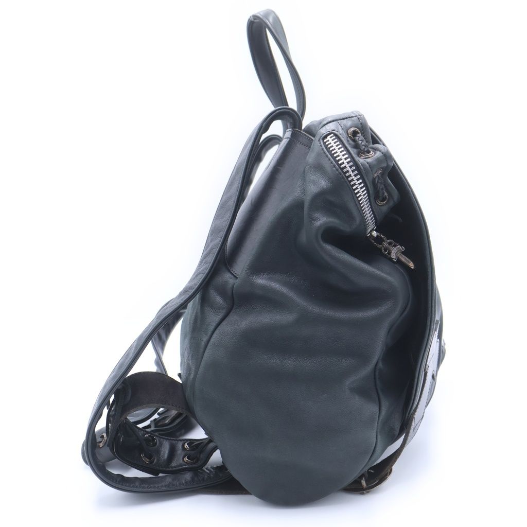 Chrome Hearts Backpack-l Large Backpack Gunslinger Strap Leather Black — view 3