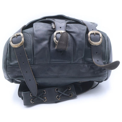 Chrome Hearts Backpack-l Large Backpack Gunslinger Strap Leather Black — view 6