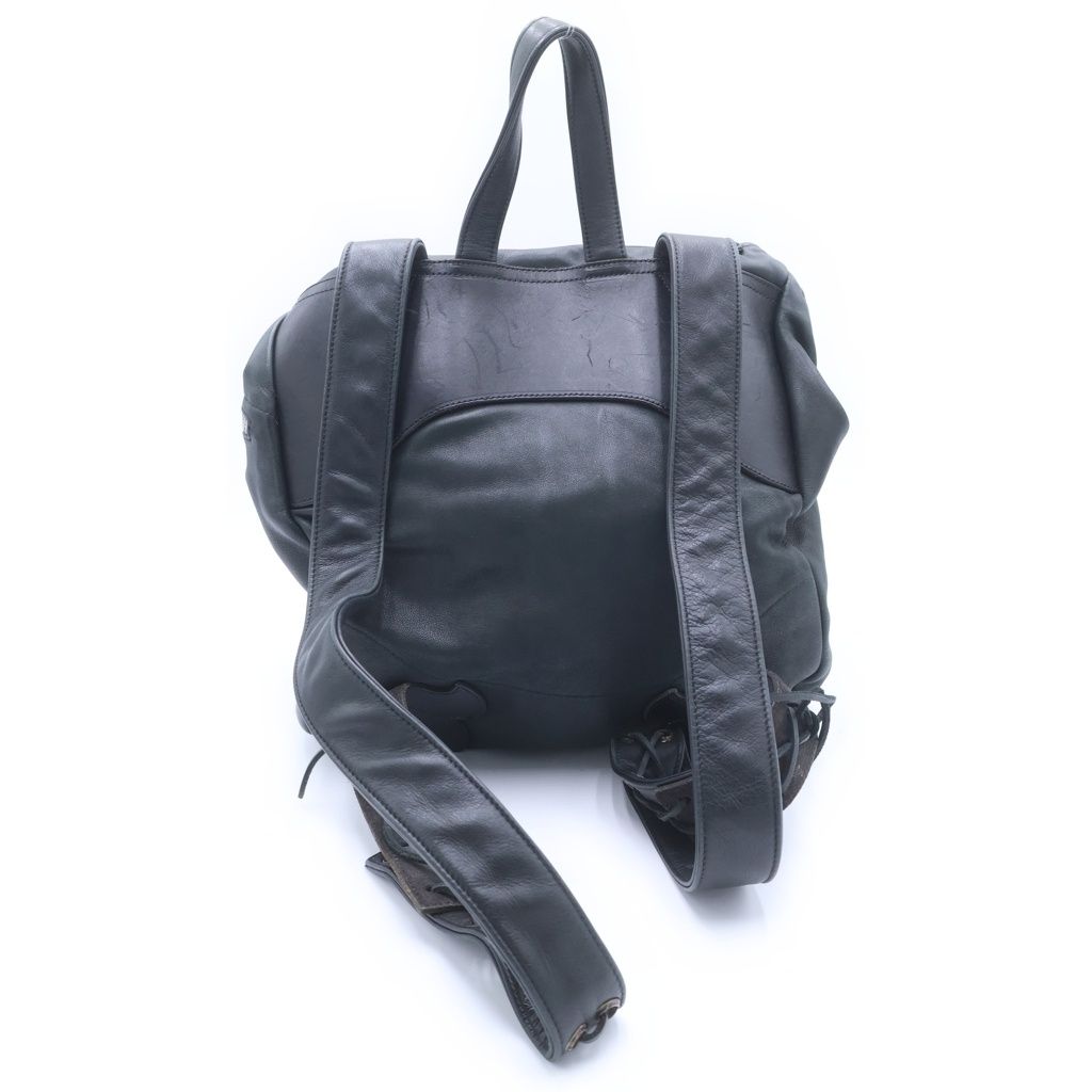 Chrome Hearts Backpack-l Large Backpack Gunslinger Strap Leather Black — view 2