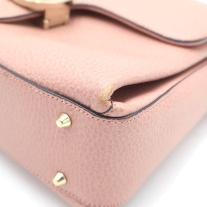 Gucci Interlocking Calf Leather 2-Way Shoulder Handbag Pink — view 6