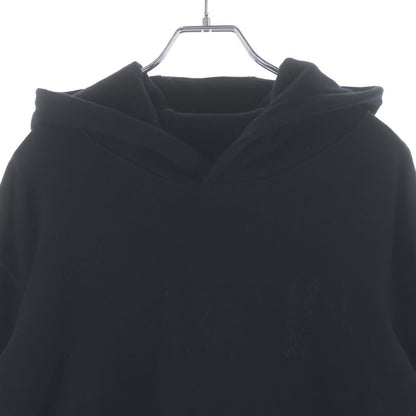 Chrome Hearts Not Logo Embroidery CH Plus Leather Patch Pullover Hoodie Black — view 3