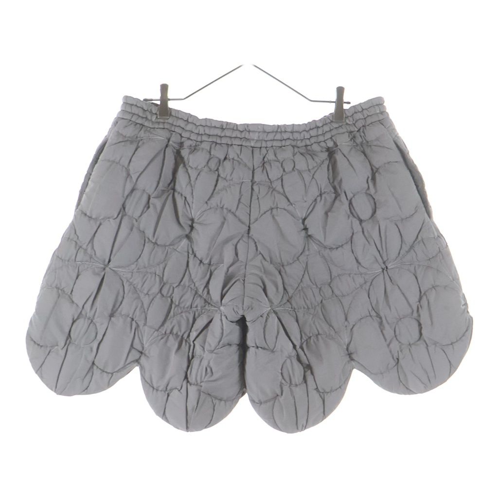 Louis Vuitton Egyptian Cotton Gabardine Trousers Flower Quilted Shorts Gray — view 2