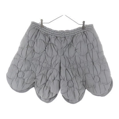Louis Vuitton Egyptian Cotton Gabardine Trousers Flower Quilted Shorts Gray