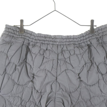 Louis Vuitton Egyptian Cotton Gabardine Trousers Flower Quilted Shorts Gray — view 4