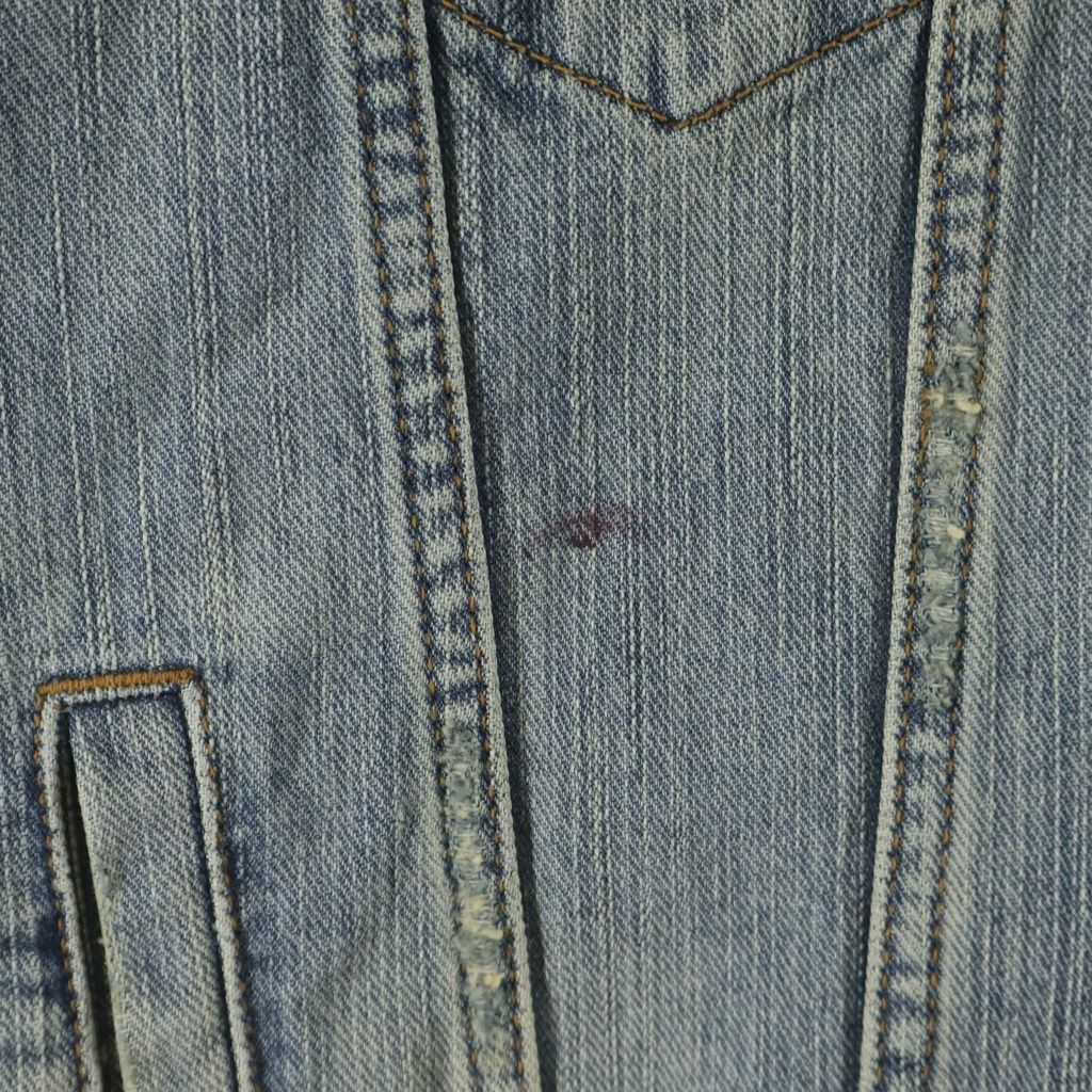 Balenciaga Oversized Denim Jacket Fade Indigo — view 4
