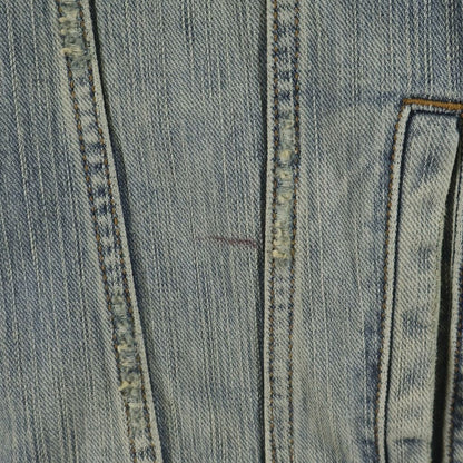 Balenciaga Oversized Denim Jacket Fade Indigo — view 5