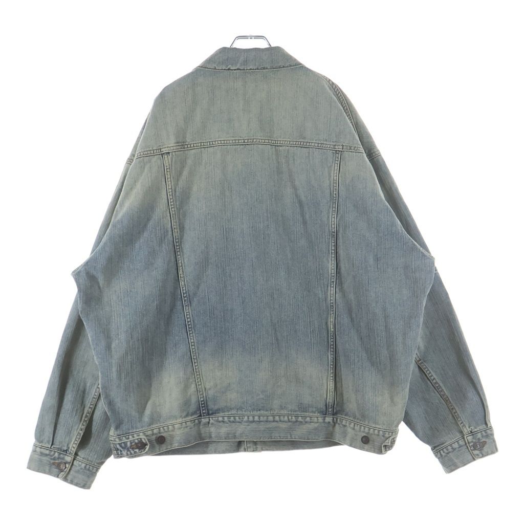 Balenciaga Oversized Denim Jacket Fade Indigo — view 2