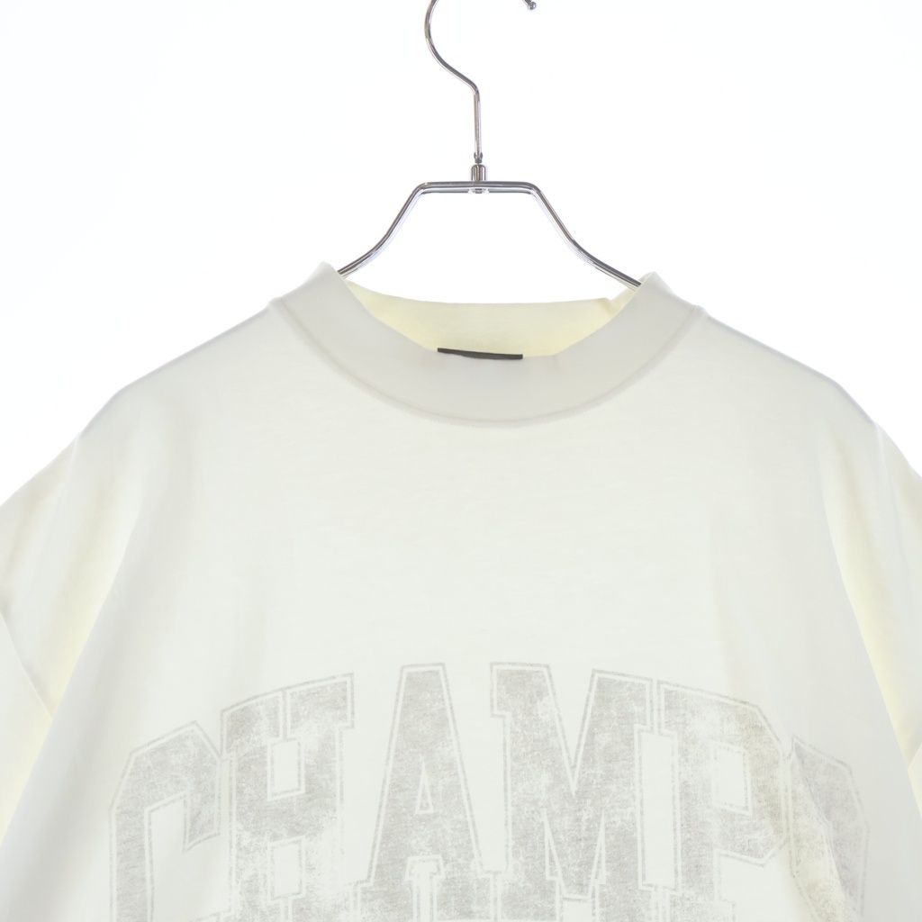Balenciaga Over Champs Elysees T-Shirt Front Print Pullover Top Short Sleeve — view 3