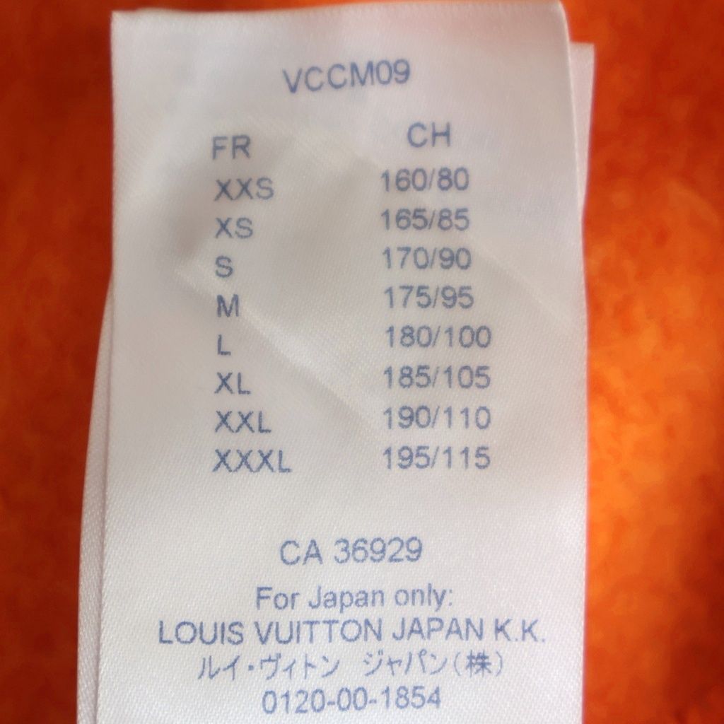 Louis Vuitton Full Monogram Jacquard Crewneck Knit Sweater Npn Orange — view 7