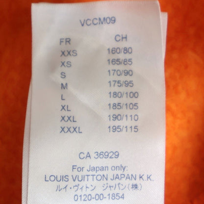 Louis Vuitton Full Monogram Jacquard Crewneck Knit Sweater Npn Orange — view 7
