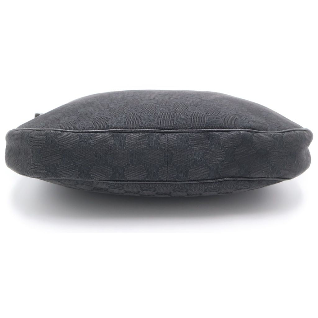 Gucci Crossbody Shoulder Bag GG Canvas Black — view 5