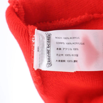 Chrome Hearts Watch Cap Logo Embroidery Beanie Knit Cap Hat Red — view 7
