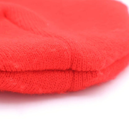 Chrome Hearts Watch Cap Logo Embroidery Beanie Knit Cap Hat Red — view 6