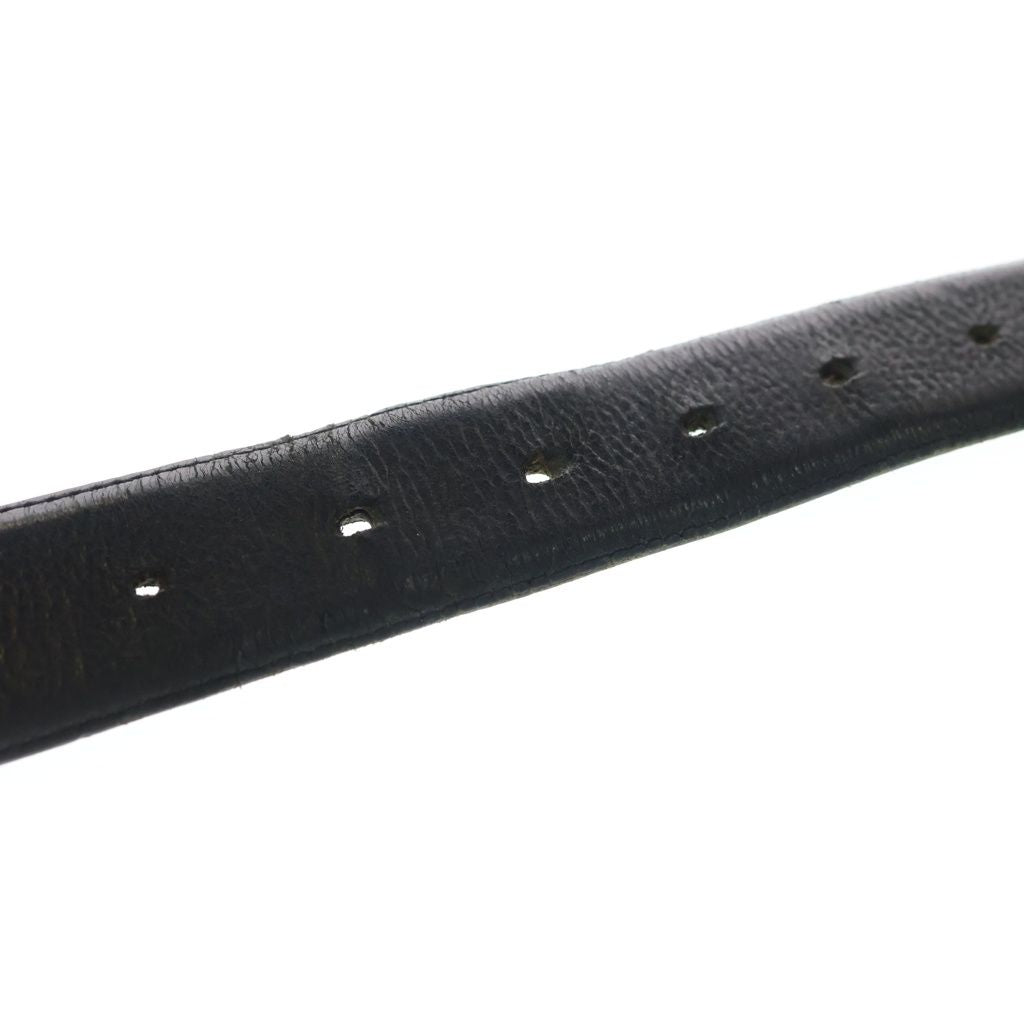 Chrome Hearts Blt Scrlrec Rectangle Scroll Leather Belt — view 6