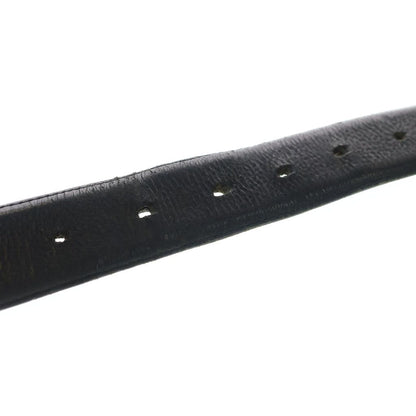 Chrome Hearts Blt Scrlrec Rectangle Scroll Leather Belt — view 6
