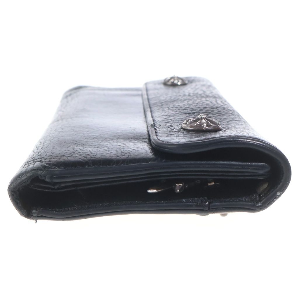 Chrome Hearts Wave Leather Wallet Black — view 3